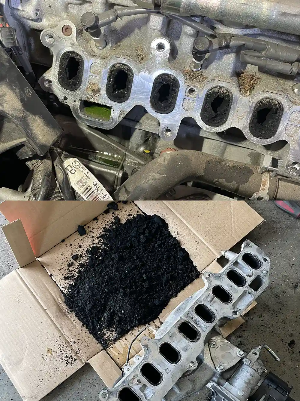 Carbon cleaning at UK Motor Centre Ltd in Ilford